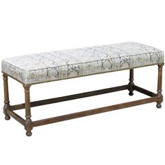 Vintage Henredon Heritage Upholstered Bench