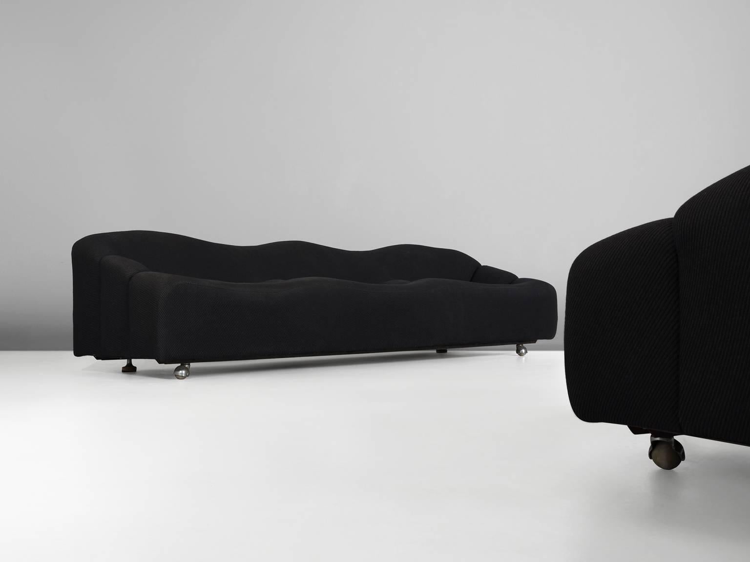 Pierre Paulin Early Edition Sofa and Chair of the ABCD Series for Artifort 1