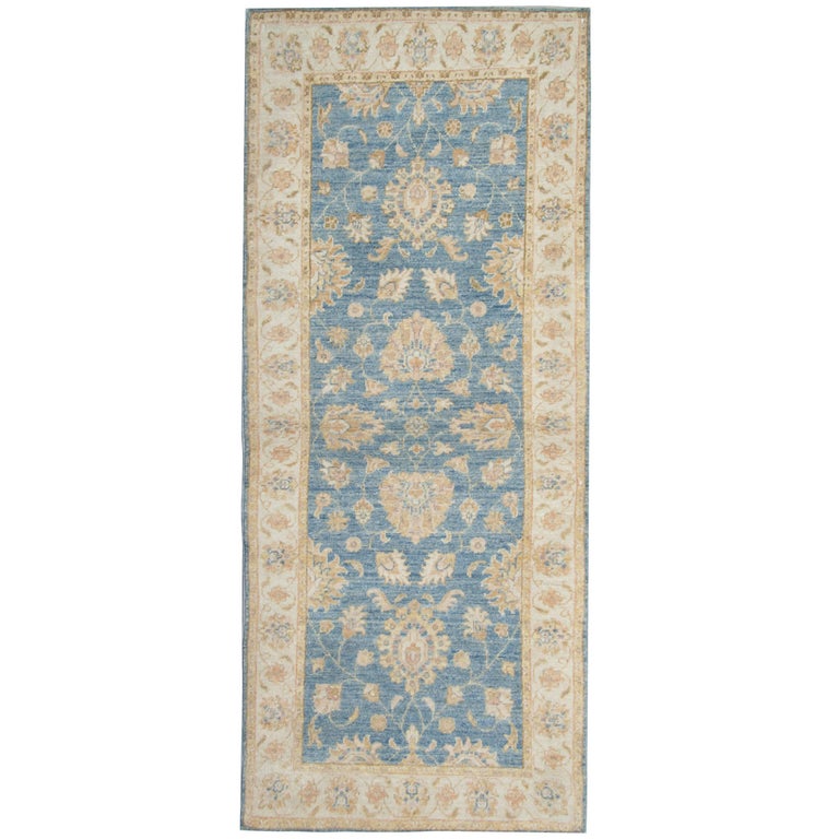Handmade Runner Rugs, Ziegler Blue Carpet Stair Runners For Sale at