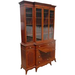Four-Door Breakfront Bookcase of Small Proportions 10