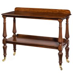 Cuban Mahogany Two-Tier Side Table 11