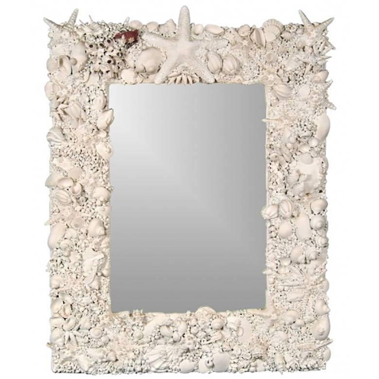 Grotto Style Mirror with Shell Motif at 1stDibs