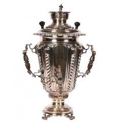 Silver Plate Russian Samovar