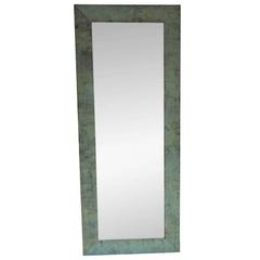 Patinated Copper Frame Full Length Mirror 10