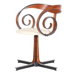 Rare George Mulhauser “Scroll” Chair for Plycraft