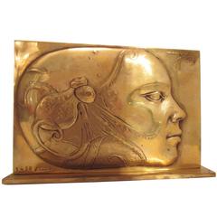 Brass Sclupture by Pierre-Yves Trémois, Signed and Numbered