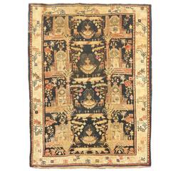 Rare Antique 19th Century Persian Village Rug