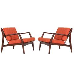 Ib Kofod Larsen Lounge Chairs for Selig