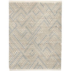 Contemporary "Romb" Carpet, Swedish Pile Technique