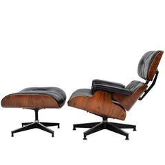 1960s Herman Miller Rosewood Lounge and Ottoman by Charles and Ray Eames