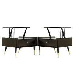 Pair of End Tables by Kent Coffey, 1950s