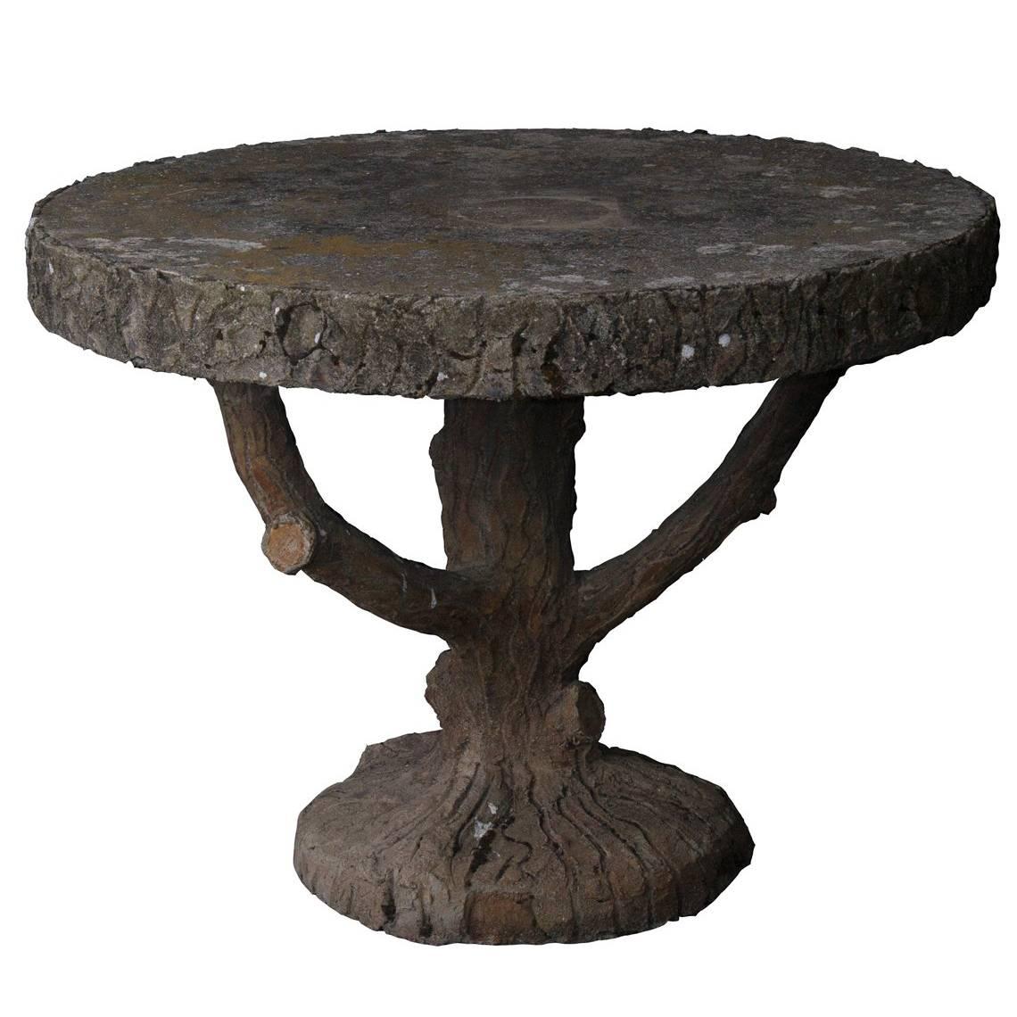 Antique Faux Bois Table