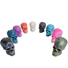 Handmade Skull Candles