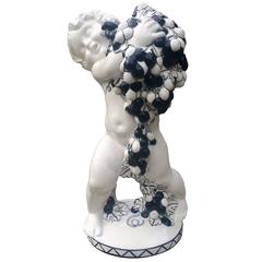 Michael Powolny, "Seasonfigurine Autumn" with Graves
