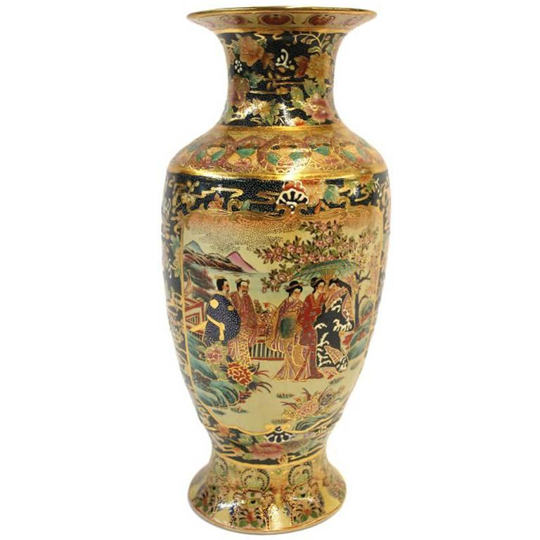 Mid-20th Century Japanese Figural Style Vase For Sale