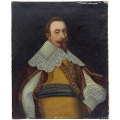 19th Century Oil on Canvas of Gustav II of Sweden