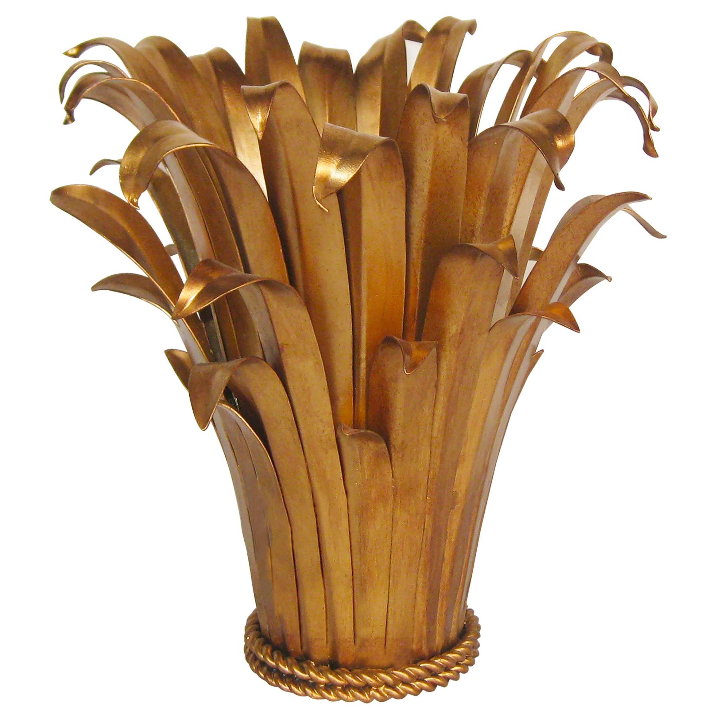 "Bundled Leaves" Table Lamp Attributed to Arturo Pani, circa 1950