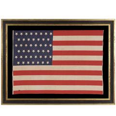 Vintage 45 Upside-Down Stars, Utah Statehood American Flag