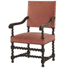 Antique Barley Twist Armchair 9