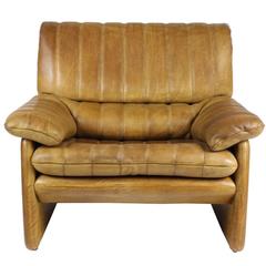 1970s De Sede Leather Armchair, Exclusive Edition 4