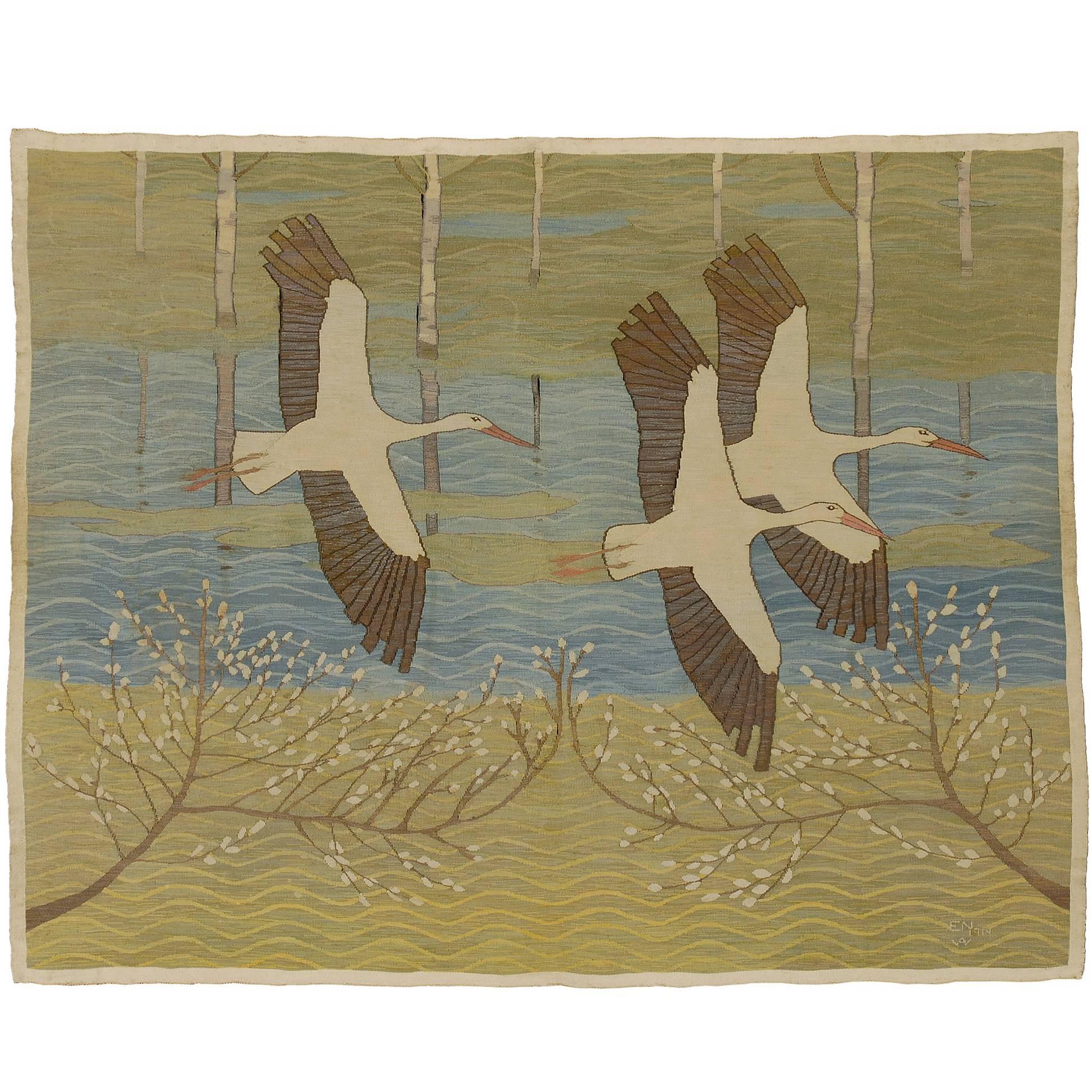Ernst Norlind, Swedish Wall Hanging, 1914