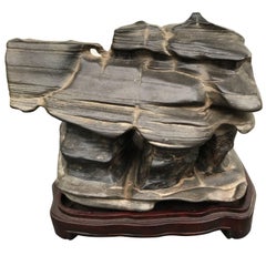 Chinese  Natural  Viewing Stone Scholar Rock Old Shanghai collection