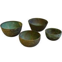 18th Century Bronze Bowls, Cambodia