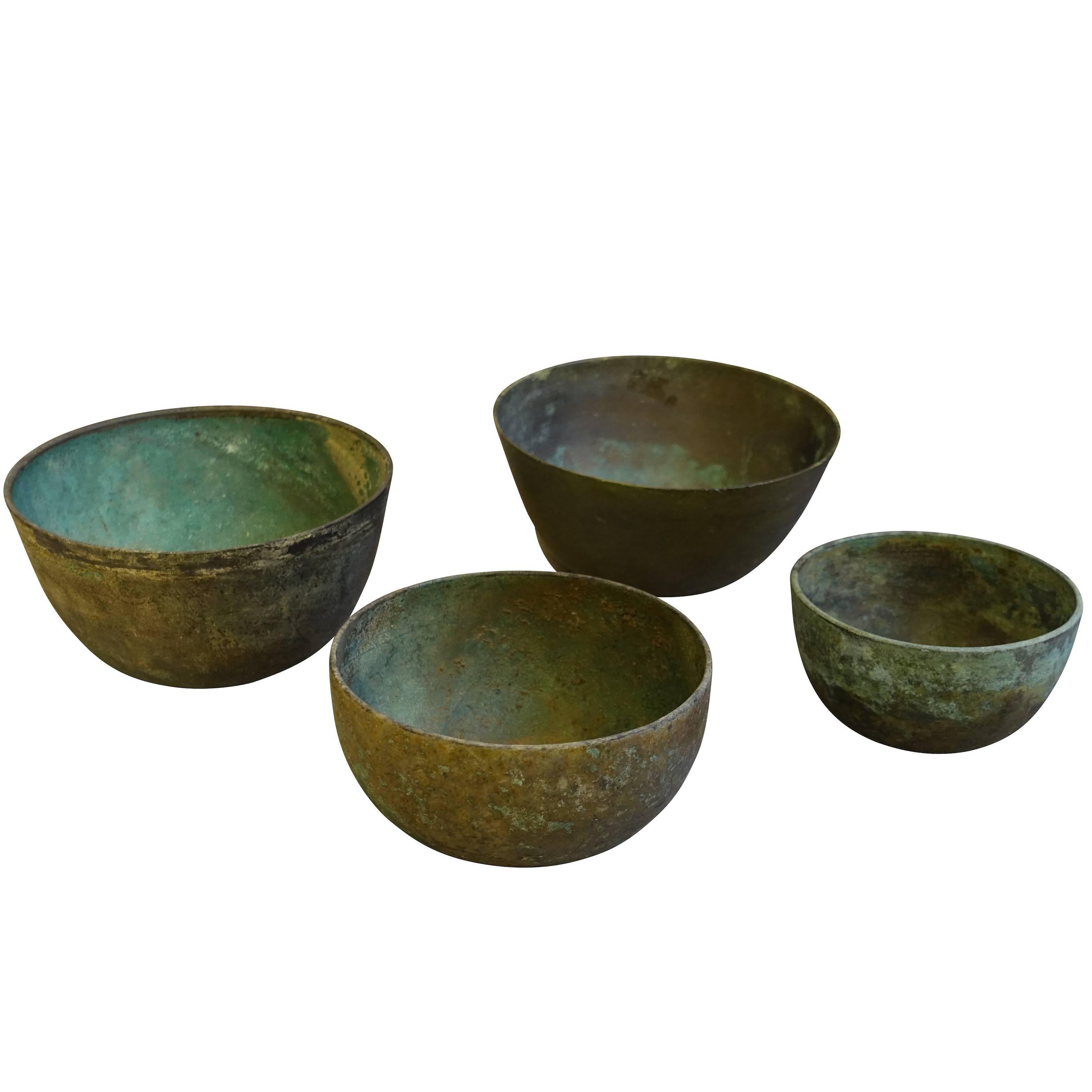 18th Century Bronze Bowl, Cambodia