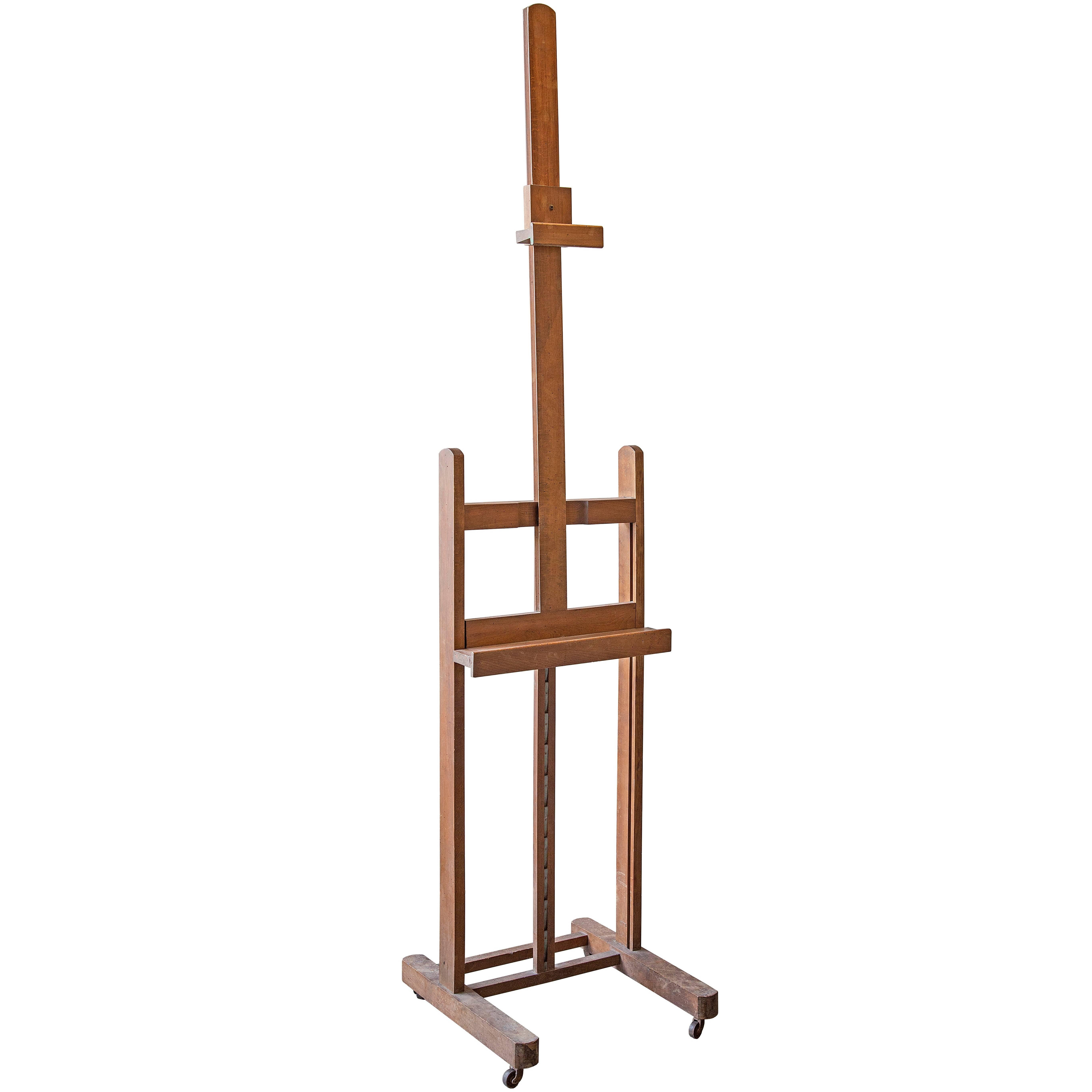 Vintage French Artist's Easel For Sale
