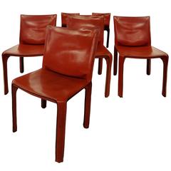 Set of Six Chairs by Mario Bellini