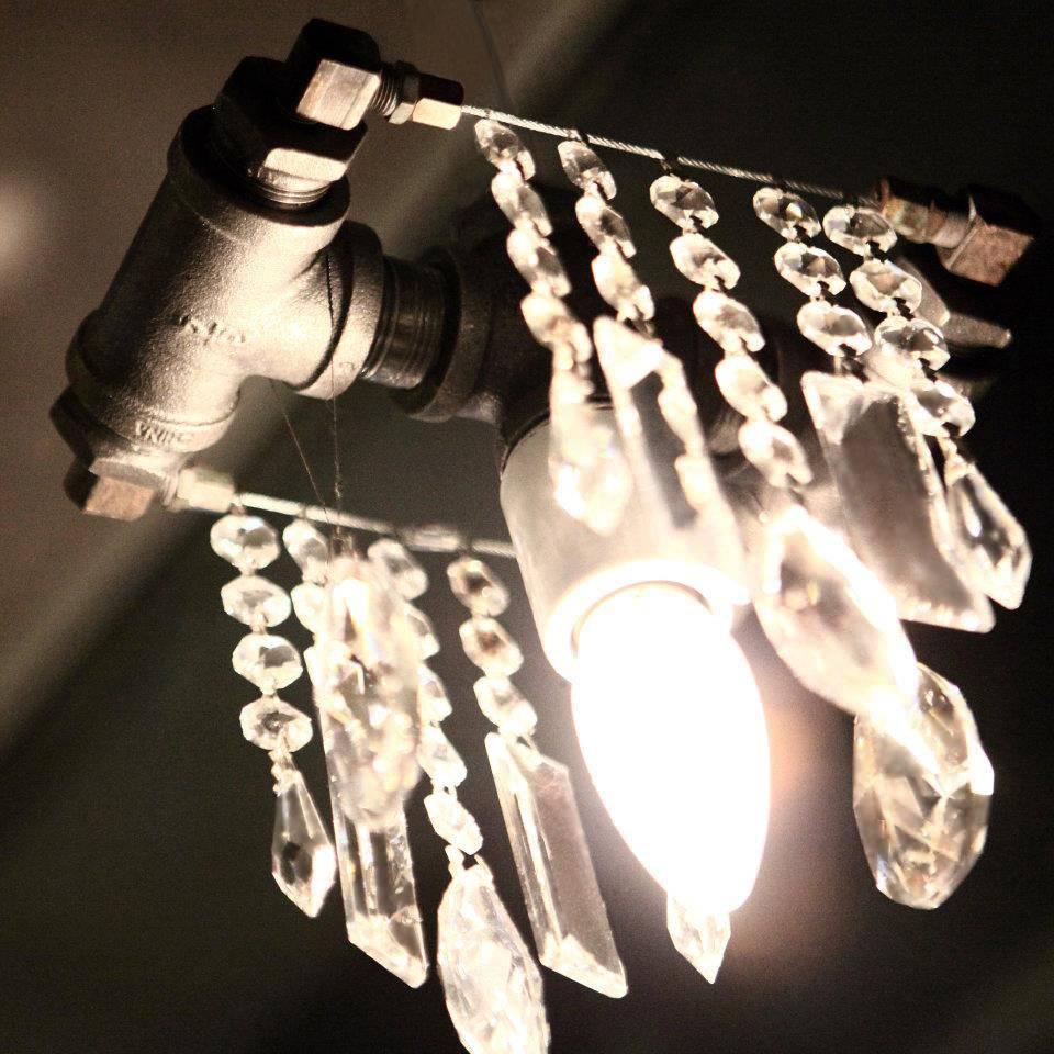 Industrial Collection Single-Bulb Chandelier Pendant In New Condition For Sale In Long Island City, NY