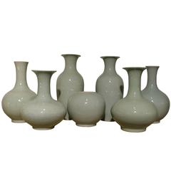 Pale Turquoise Vase Collection, China, Contemporary 8