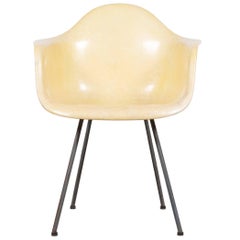 Eames Lemon Yellow Dax Herman Miller 'Zenith Rope' Dining Chair