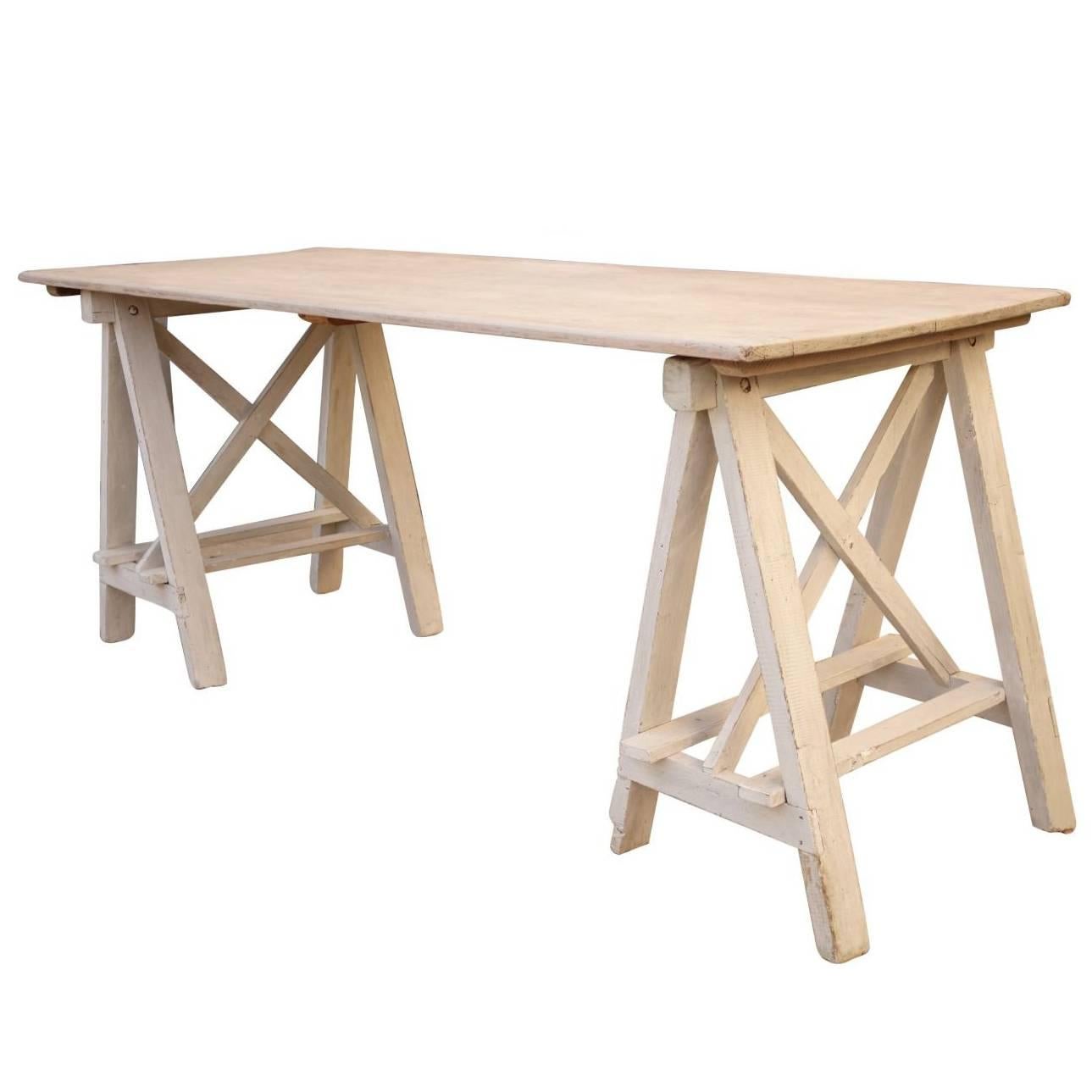 Trestle Table or Desk For Sale