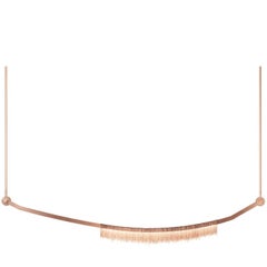 Liane Pendant in Aged Copper with Copper Chains by Larose Guyon