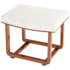 Art Deco Stool, Probably France, 1920s 10