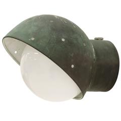 Wonderful Outdoor Wall Light in Copper by Paavo Tynell for Idman, 1950s
