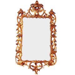 Antique 18th Century Giltwood Wall Mirror