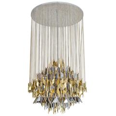 Mixed Metal Element Chandelier 1