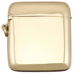 Antique Victorian Yellow Gold Vesta Case 9