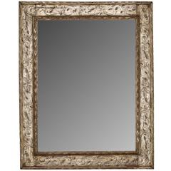 Spanish Style Silver Patterned Giltwood Mirror 9