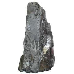 Chrome or Pyrite Mineral Sculpture