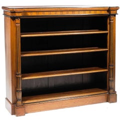 19th Century George III Oak Open Books Shelves by Robert Strahan and Sons