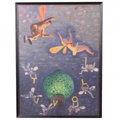 1950s Tivoli Fairies Travel Poster from Denmark 3