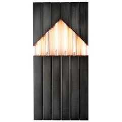 Daikon Dosi Sconce, Steel Lighting, Industrial Modern Sconce, Midcentury Light