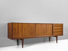 Crédence Henry Rosengren Hansen en bois de rose restaurée et d'origine