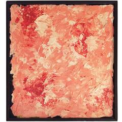 Pink and Yellow Abstract Painting 5