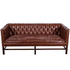 Kittinger Chesterfield Leather Sofa