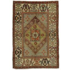 Boho Chic Modern Tribal Design Turkish Oushak Rug 8