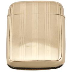Antique Yellow Gold Vesta Case 10